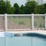 Vinyl Pool Fencing Example Fairfax County VA